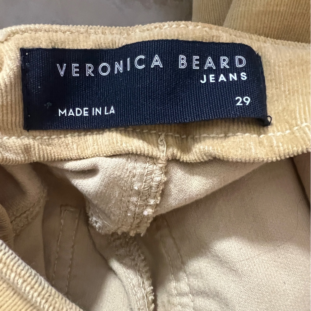 Veronica‎ Beard Size 29 Crosbie Corduroy Crop Wide Leg Pants In Wood Thrush - Picture 11 of 13